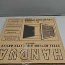 Fits 14x14 Duct Opening | Steel Return Air Filter Grille by Handua [Removable Door] for 1-inch Filters | Vent Cover Grill | White | HVAC Cold Air Intake Grille | Out Dim: 16 5/8"W X 15 5/8"H