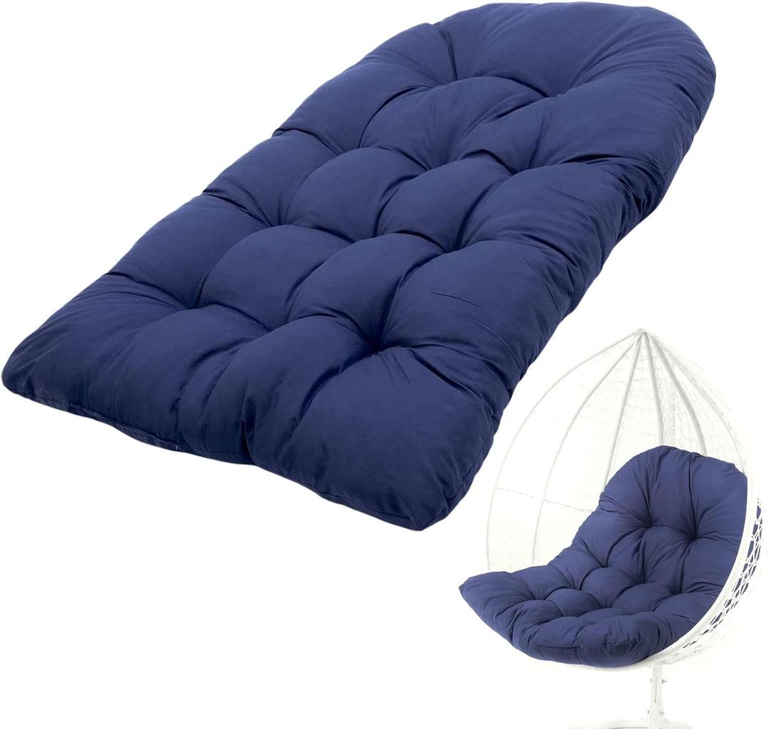 Hanging Egg Chair Cushion,Swing Chairs Cushion Replacement,Garden Egg Chairs Outdoor Indoor,Waterproof Egg Swing Chair Seat Cushions Breathable Back Cushions for Hammock Chair