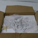 Beautiful White Coral Branch Decor: Add a touch of the ocean to your home or aquarium with this stunning white coral branch. Made of high-quality