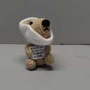 Well at Least You Dont Have to Wear a Cone  Funny and Thoughtful Crochet Dog Gift  4.5" Handmade Plush for Surgery Recovery, Vasectomy Humor, or Quirky Retirement Gift