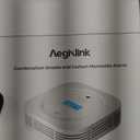 Smoke & Carbon Monoxide Alarm, AEGISLINK Combination Smoke and Carbon Monoxide Alarm Detector, 10-Year Lifespan & Replaceable Battery, Smoke & CO Alarm Detector with Test/Silence Button, SC200