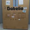 BABELIO Safety Gate Door Fits for Stairs, Narrow and Wide Doorways with Auto Close, Easy Install, No Drilling, Pressure Mounted for Baby, Child, Pets, Dog/Puppy, 26''-40'', White