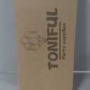 TONIFUL 4 Set Black Gold Balloon Centerpieces for Table,Balloon Stand Kit for Black Gold Party Decor 40th 50th 60th 70th Birthday Decorations Anniversary Graduation Decorations 2026 Retirement