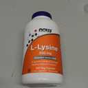 Now L-Lysine 500 mg, 360 Vegetarian Capsules