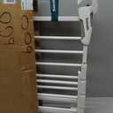 BABELIO Safety Gate Door Fits for Stairs, Narrow and Wide Doorways with Auto Close, Easy Install, No Drilling, Pressure Mounted for Baby, Child, Pets, Dog/Puppy, 26''-40'', White