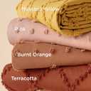 Bedsure Boho Duvet Cover King Size - Terracotta Breathable & Soft Boho Bedding, Machine Washable Comforter Cover for All Seasons, Includes 1 Duvet Cover 104"x90" with 2 Pillow Shams & Zipper Closure