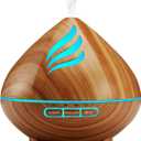 500ML Aromatherapy Essential Oil Diffuser with Smart Remote Control - Large Capacity Humidifier with 14 Color Changing LED Night Lights, 4 Timer Settings & Auto Shut-Off for Home, Bedroom, Office