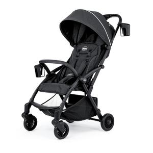 Chicco Presto Self-Folding, Compact Stroller with Canopy, Lightweight Aluminum Frame Umbrella Stroller, for Babies and Toddlers up to 50 lbs., Graphite/Grey