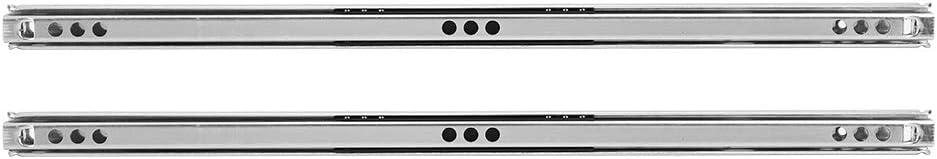 2Pcs/Set 13.5 inch Drawer Slides Cold Rolled Steel Drawer Rail Full Extension Ball Bearing Slide for Cabinet Sideboard Furniture