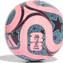 adidas FIFA World Cup 26 Trionda Soccer Ball (3, Beam Pink/Noble Red/Blue)