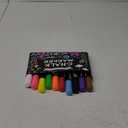 Window Chalk Markers for Glass Washable, 10 Colors Jumbo Liquid Chalk Marker with 10mm 3 in 1 Nib Thick Wide Tips, Big Chalkboard Markers, Car Paint Pen for Auto, Bistro, Mirror, Poster, Blackboards