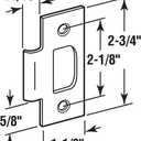 Prime-Line E 2433 Chrome Plated Steel Door Lock for Schlage T-strike (Single Pack)