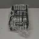 YIGII Hair Dryer Holder, 3 in 1 Hair Tools Organizer Blow Dryer Holder Adjustable Height Cabinet Door/Wall Mounted Bathroom Organizer and Storage for Hair Dryer, Flat Irons, Curing Wands (14.92*5.47*14.05)