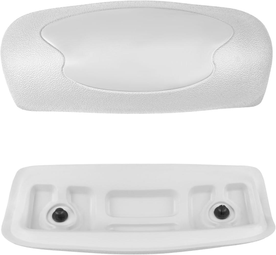 72597 Hot Tub Head Rest Pillows, Cool Grey Hot Tub Pillows, Hot Spring Spas Replacement Spa Pillow 2002-2007, Hot Tub Neck Pillow Replacement for Highlife Series Spas (1997-2007) - 2 Pack