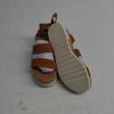 DREAM PAIRS Women's Open Toe Ankle Strap Casual Flatform Platform Wedges Sandals (8.5, Camel-1)
