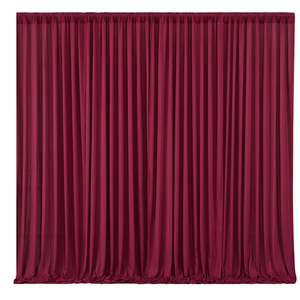 Beige Backdrop Curtains-Wrinkle-Free Polyester Photography Drapes Party Curtain Background for Baby Shower Wedding Decorations- 8 X10FT (Beige) (W4' x H10'(2 panels))