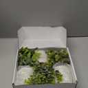 Der Rose 3 Pack Mini Potted Fake Plants Artificial Plastic Eucalyptus Plants Topiaries for Home Office Desk Farmhouse Shelf Room Bathroom Decor(Sage Green)