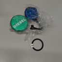 illet Aluminum Fuel Cap Combo Pack,Diesel Fuel Cap for Dodge - Magnetic Green Diesel Fuel Cap and Non-magnetic Blue DEF Cap for 2013-2018 Dodge Ram Diesel Trucks 1500 2500 3500