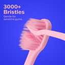 Max Extra-Soft Toothbrush for Adults Sensitive Gums  Gentle Bristles, Wide Angled Head for Back Teeth, Ergonomic Non-Slip Grip, BPA-Free Handle, Individually Wrapped, 4-Pack(Blush Pink)