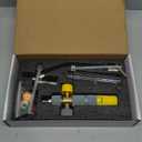 Tool Daily Foam Cannon Dual Connector, Mini Foam Cannon for Pressure Washer, 5 Power Washer Spray Nozzle Tips, 1/4 Inch Quick Connect