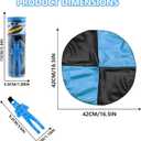 2 x 4PCS Free Throwing Parachute, Outdoor Toss It Up Flying Toys for Kids, No Assemble or Batteries Required