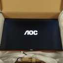 AOC 24G4 24" Gaming Monitor, Full HD 1920x1080 IPS Panel, 180Hz 1ms, 1x HDMI 2.0, 1x Display Port, Adaptive-Sync, Audio Earphone Out, Console Gaming Ready, 3-Year Zero-Bright-Dot