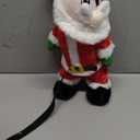 SdeNow Dancing Santa Claus Plush Toy  Animated Singing and Twisted Wiggle Hip Christmas Figure for Kids, Funny Musical Holiday Decor, Interactive Christmas Plush Gift  Spanish Song