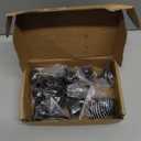 10 Set Adjustable Furniture Leveling Feet, Adjustable Leg Levelers for Cabinets Sofa Tables Chairs, Heavy Duty Height Adjuster Furniture Levelers Foot with T- Nut Kit 3/8"-16 Thread, Black