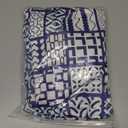 Stretch Dining Chair Covers Set of 2,Floral Print Chair Covers,Soft Removable Washable,Pet Friendly Furniture Protector,Universal Chair Slipcovers for Home, Kitchen,Ceremony Dining Room Seat (B-aqua Squares)