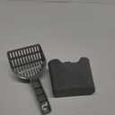 Amazon Basics Durable Litter Scoop with Holder for Cat Litter Box, Unscented, 1 Count