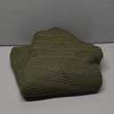 Douceur Olive Green Throw Blanket for Couch, Soft Cozy Lightweight Stripe Pattern Knitted Throw Blanket for Sofa, Living Room Gift, 50"X60"