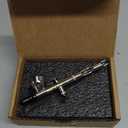 Badger Air-Brush Co. Model 105 Patriot Fine Gravity Airbrush, Stainless Steel