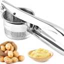 NEWLINE NY Stainless Steel Potato Presser Masher Ricer, Commercial Grade Tool to Press Mash Fruit or Food