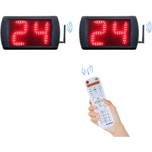 Shot Clock Basketball Timer,12/24/25/30/35/40/60 Seconds Countdown Timer, Portable Shot Clock with Buzzer for All Sports