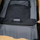 Feandrea Collapsible Dog Crate, 36-Inch Portable Dog Travel Crate for Large Dogs, Oxford Fabric Pet Carrier with 4 Mesh Doors, Handles, Storage Pocket, Water Bottle Holder, Ink Black UPDC019B01