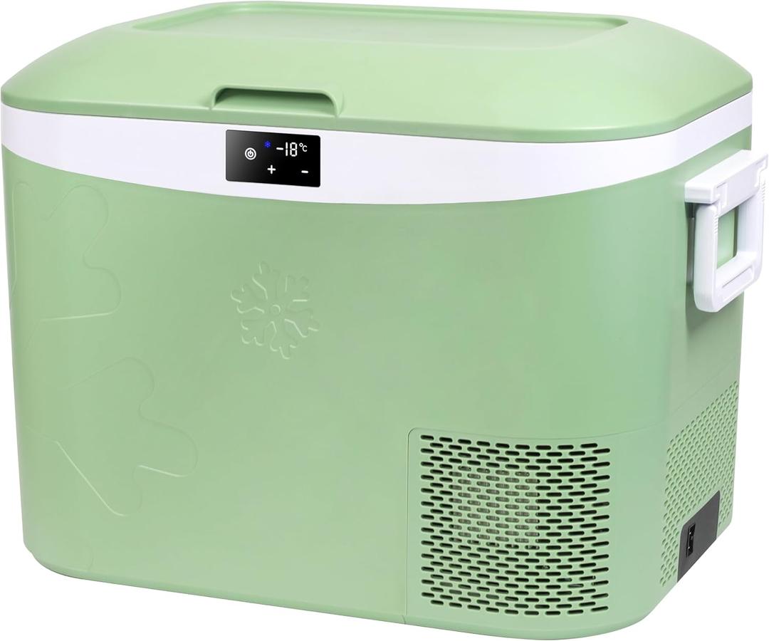 Megiu Car Refrigerator Portable 12V Fridge 19 Quart (18 Liter) 12 Volt Freezer Compressor Cooler 12V/24V DC 110240 V AC for Truck Van RV Camper SUV and Home Use -18~+15