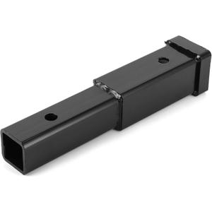 Trailer Hitch Extender, Trailer 12 inches Hitch Extension Receiver Tube Extenders 5000lbs Towing, Towing Hitch Receiver Extender Steel Tube for Class 3/4 2in Receiver