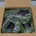 Palonu Artificial Hanging Plants for Shelf, 4 Pack Fake Potted Greenery Faux Eucalyptus Vine, Mandala Vine, String of Pearls,Pea pod Leaves in Pot for Office Living Room Bathroom Indoor Outdoor Dcor