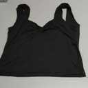 ForeFair Women's Sexy Sleeveless Tank Top Summer Going Out Top Pleated Sweetheart Neck Strap Tight Slim Fit Cute Tops, L