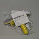 BrightSwipe Glass Cleaner, 3 in 1 Window Squeegee Cleaner with Spray Bottle and Scrubber  Multi-Function Glass Cleaning Tool for Shower, Car, Mirrors, Tile, and Home Windows (Yellow)