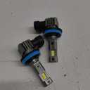 H11 Bulbs, 60W 16000LM Fog Lights, Super Bright Cool White Light Bulbs, Plug & Play, Pack of 2
