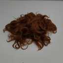 80s Women Beehive Wig Long Wavy Ginger Bouffant Synthetic Hair Wigs for Married Housewife Big Red Vintage Costume Cosplay Halloween Party (Auburn)