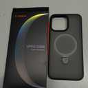 TORRAS Magnetic Ostand for iPhone 15 Pro Max Case, Military Grade Drop Tested, Compatible with MagSafe, Built in Kickstand, Translucent Slim Back Soft Edge 6.7 inch 2023, Frost Black