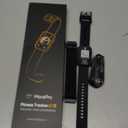 MorePro AIR2 Fitness Tracker, Smart Watch with 24/7 Heart Rate and Blood Pressure, Step Calorie Counter, Sleep Monitor, IP68 Waterproof Fitness Watch for Men Women iOS Android(Black)