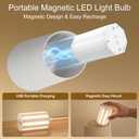Ouyulong Battery Operated Wall Sconces Set of 2, Wireless Rechargeable Dimmable Wall Light with 15000mAh RGB Bulb and Remote for Bedroom