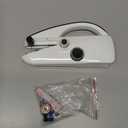 Handheld Sewing Machine,Two dear,Mini sewing machine,Easy to Use and Fast Stitch Suitable for Clothes,Fabrics, DIY Home Travel Electric Handheld Sewing Machine.(Black)