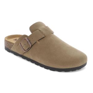 MIA Women's Carin Closed Toe Buckle Clogs, Taupe, Size 7