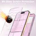 Magnetic for iPhone 17 Pro Case 6.3", Compatible with MagSafe, [Integrated Silicone Camera Control Cover] [Screen Protector], 2X MIL-STD Drop Protection Case for iPhone 17 Pro, Primrose Pink
