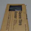 Spare Tire Cover, Black Wheel Cover Waterproof PVC Leather Dust-Proof Universal Fit for Jeep, Trailer, RV, SUV, Camper and Vehicle (16 Inch)