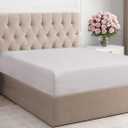 Queen Fitted Bed Sheet - Bottom Single Fitted Sheet Only - Ultra-Soft Hotel Luxury Bedding w/ 8-16 Inch Deep Pockets - Breathable & Wrinkle Free - Easy-Care, Fade and Shrink Resistant - French Grey